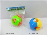 OBL678844 - Spherical solid color three color bell