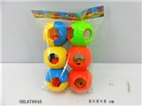 OBL678845 - Spherical solid color three color bell
