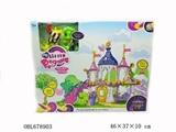 OBL678903 - Cartoon horse disassembling the castle