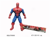 OBL678960 - Superman batman/red spider man 4th generation music lights (bag)