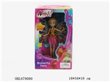 OBL679080 - 11.5 inch heavy body joints, beautiful faery color box all around