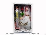 OBL679225 - 11 "barbie couple double wedding dresses