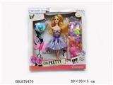 OBL679470 - 11 "solid barbie dolls