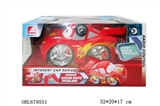 OBL679551 - Cars four-way remote control with 4 wheel lights 2 lights