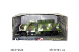 OBL679566 - 军用惯性迷彩卡车(绿色)