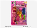 OBL679966 - 12 live joint fashion barbie dolls