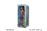 OBL680190 - The little mermaid 11.5 -inch colorful lights