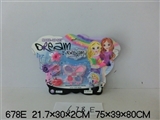 OBL680301 - Small butterfly powder compact