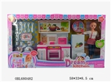 OBL680482 - 11 "real body beautiful window box barbie suits