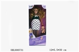 OBL680731 - Empty handed pregnant doll / 3 style
