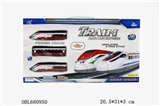 OBL680950 - Electric rail train bridge and waiting building (50 PCS, with the lights)