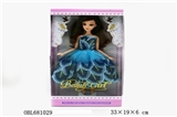 OBL681029 - 11.5 "3 d true eye barbie doll wedding dresses