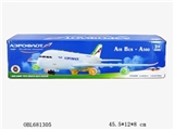 OBL681305 - Universal music lights large passenger aircraft