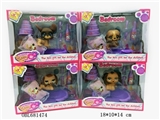 OBL681474 - Q version of the mini dog with mixed bed series 4 dog