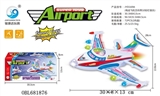 OBL681876 - Electric aircraft universal music with 10 lights
