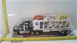 OBL682729 - 喷漆惯性拖头栏载6只滑行警车