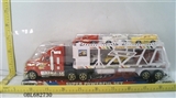 OBL682730 - 喷漆惯性拖头栏载6只滑行跑车