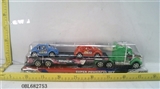 OBL682753 - 实色惯性拖头平板在2只滑行甲虫车