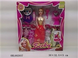 OBL682937 - 11.5 inch solid body solid hand barbie