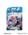 OBL683157 - 2-2.8 inch Smurfs doll only 2 only 35 mm base (14)