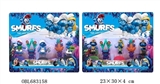 OBL683158 - 2-2.8 inch Smurfs 5 doll only 35 mm base (8)