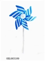 OBL683189 - Assembled 21 cm stripe windmills
