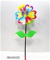 OBL683235 - Cutting large wind turbines and spring animals and leaf