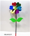 OBL683237 - Laser large wind turbines plus spring animals and leaves