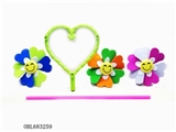 OBL683259 - The heart is double color windmill
