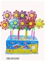 OBL683280 - 26 PCS pack 1 box of 3 a sunflower windmills