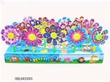 OBL683283 - 65 PCS color box small sunflower windmills
