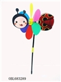 OBL683289 - Solid color PP windmills insects