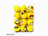 OBL683420 - Many different expressions of PU ball 12 only 2.5 inches