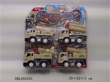 OBL683503 - 实色惯性军事车