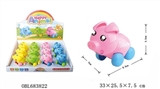 OBL683822 - Chain on cartoon pig / 12