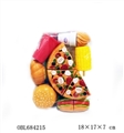 OBL684215 - Pizza and hamburger card bag