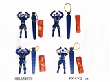 OBL684879 - 8cm兰色降落伞军人