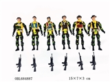 OBL684887 - 15cm沙漠色军人