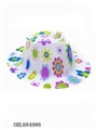 OBL684986 - Printed flower hat