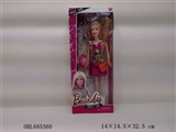 OBL685360 - 11 "solid suit a barbie doll