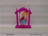 OBL685361 - Doors and Windows with little doll