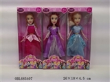 OBL685407 - Three conventional 9 inches Disney princess