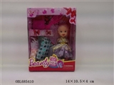 OBL685410 - Three inches barbie outfit and accessories