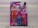 OBL685418 - 11 "barbie outfit and accessories