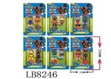 OBL685701 - 3 characters dogs only 1 inch Q version only 3 inch dogs patrol (task to explore) 2 only 35 mm trans