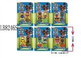OBL685708 - 3 inch Q version characters dogs only 1 3 inch dog dog patrol (task to explore) 2 only 35 mm in tran