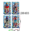 OBL685713 - 10 inch super heroine single doll accessories box (4) there were lights audio