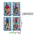 OBL685716 - 10 inch super heroine single doll accessories box (4) there were lights recorded in bulk