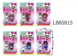 OBL685756 - 3-3.5 -inch doll surprise single figures in card (6) bulk