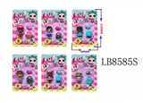 OBL685760 - 3-3.5 -inch doll surprise single figures 2 parts in card (6) bulk
